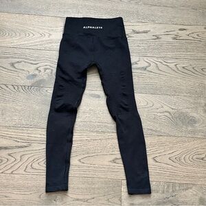Alphalete Revival R6 Leggings in Black Small Pre owned